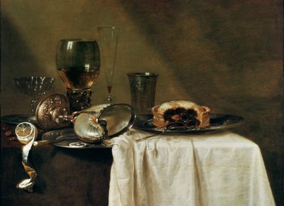 Solbærterten, 1635 av Willem Claesz. Heda