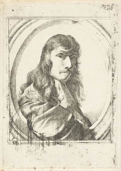 Selvportrett av Nicolaes van Helt Stockade av Willem Cornelis van Dijk