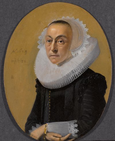 Portrett av en kvinne av Willem Cornelisz Duyster (attributed to)