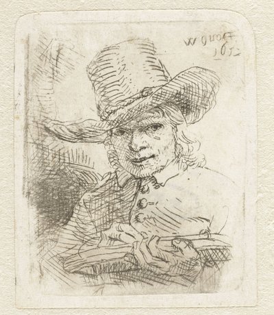 Selvportrett av Willem Drost