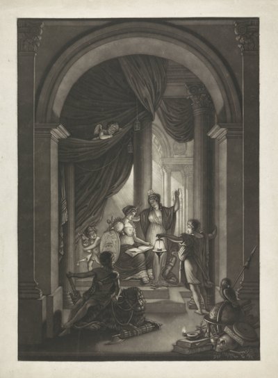 Allegori om frimureriet, ca. 1810-1840 av Willem Grebner