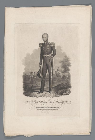 William Prince of Orange, Victor i Hasselt og Leuven, vedlikeholder av den nederlandske Roem (tittel på objekt) av Willem Hendrik Hoogkamer