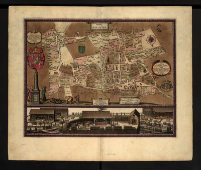 Bilde av Wieliczka saltgruve av Wilhelm Hondius, Polen av Willem Hondius