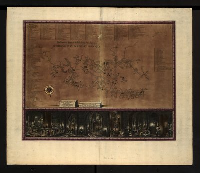 Kart over saltgruvene i Wieliczka av Willem Hondius