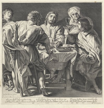 Måltid i Emmaus av Willem Isaacsz. van Swanenburg