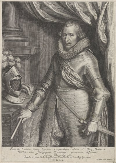 Portrett av Ernst Casimir, greve av Nassau-Dietz av Willem Isaacsz. van Swanenburg
