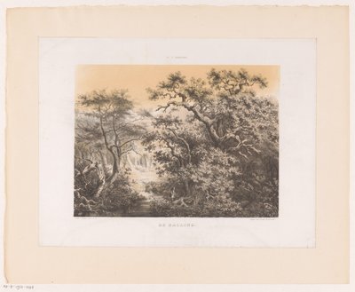 Landskap med eksil The Exile (tittel på objekt) av Willem Jacob Hofdijk