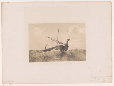 Fartøy, 9. århundre Fartøy fra 800-tallet (tittel på objekt) av Willem Jacob Hofdijk