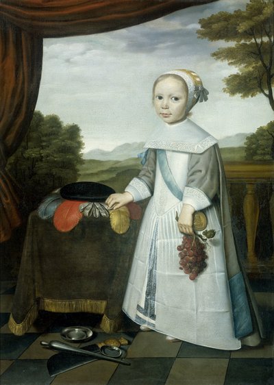 Portrett av Johannes van Rees (1662-1690/91), halvbror til Elisabeth van Oosten, som barn av Willem Jansz. Ploy (attributed to)