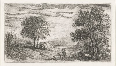 kupert landskap av Willem Matthias Jan van Dielen