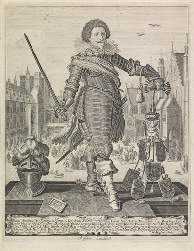 Portrett av Frederik Hendrik, Prince of Orange av Willem Outgertsz. Akersloot