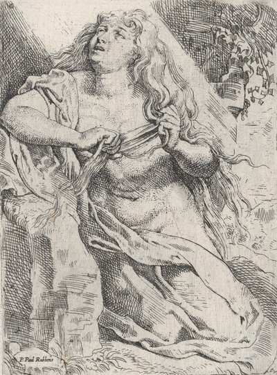 Maria Magdalena i villmarken, ca. 1613-14. av Willem Pietersz. Buytewech