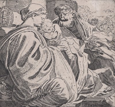 Den hellige familie hviler, ca. 1615. av Willem Pietersz. Buytewech