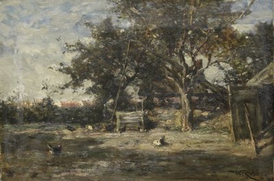 Gårdstun på Nord av Willem Roelofs (I)