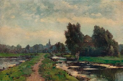 Nær Gouda, 1800-tallet av Willem Roelofs