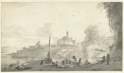italiensk landskap av Willem Schellinks