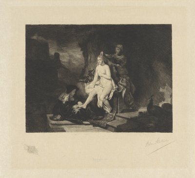 Toalett i Batseba av Willem Steelink (II) (signed by artist)