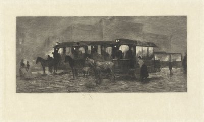 Square om natten av Willem Steelink (II)