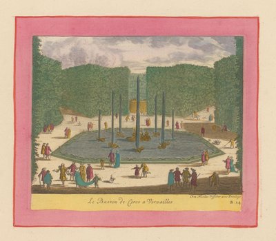 Becken und Brunnen der Ceres in den Gärten von Versailles av Willem Swidde