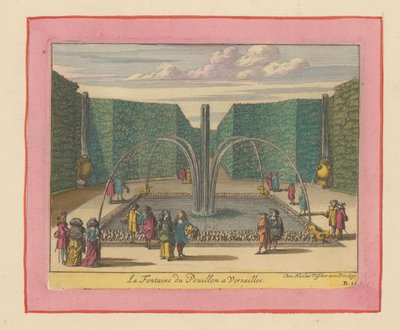 Brunnen von Pouillon in den Gärten von Versailles av Willem Swidde