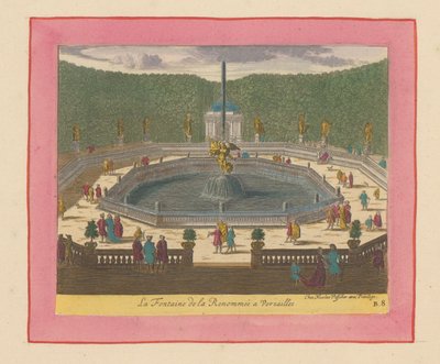 Brunnen des Ruhms in den Gärten von Versailles av Willem Swidde