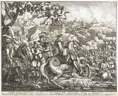 Slaget ved Narva 19. november 1700 av Willem Swidde