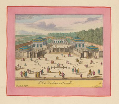 Zugang zum Grand Trianon in Versailles av Willem Swidde