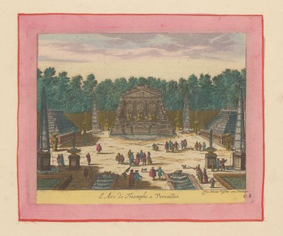 Triumphbogen in den Gärten von Versailles av Willem Swidde
