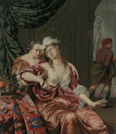 Kleopatras død, 1694 av Willem Van Mieris