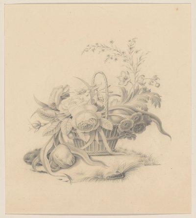 Kurv med blomster av Willem Verbeet