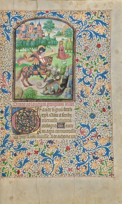 Sankt Georg und der Drache av Willem Vrelant