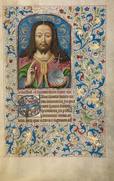 Salvator Mundi av Willem Vrelant