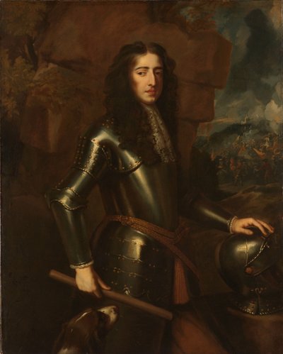 Portrett av Vilhelm III (1650-1702), Prins av Oransje av Willem Wissing (manner of)