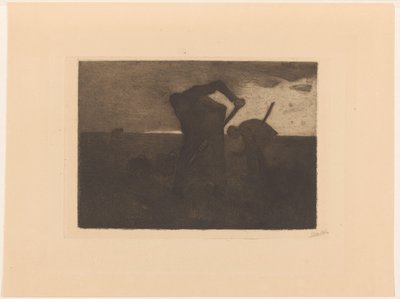 Tre potethøstere av Willem Witsen (signed by artist)