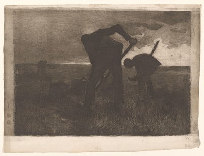 Tre potethøstere av Willem Witsen (signed by artist)