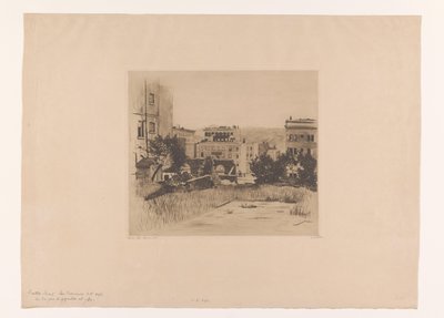 Utsikt over Sutter Street i San Francisco Sutter Street, San Francisco (original tittel) av Willem Witsen (signed by artist)