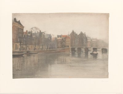 The Old Waal i Amsterdam av Willem Arnoldus Witsen