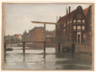 Utsikt over Uilenburg i Amsterdam av Willem Arnoldus Witsen