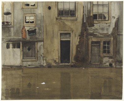 Hus på en kanal av Willem Arnoldus Witsen
