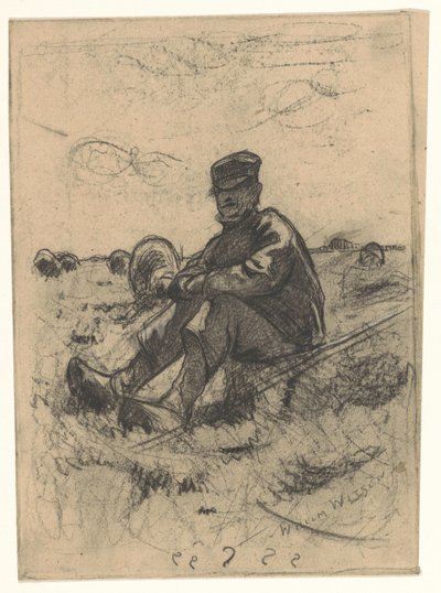 Sittende gjeter av Willem Arnoldus Witsen