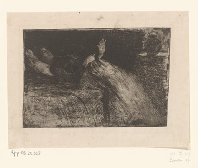 Tilbakelent kvinne (original tittel) av Willem de Zwart