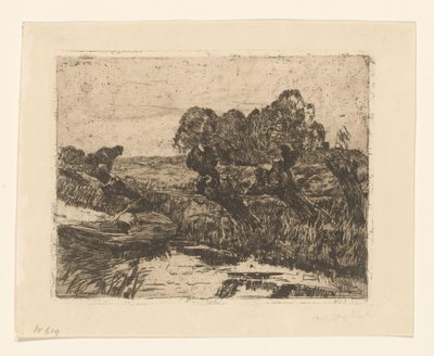 Willows by a grøft (original tittel) av Willem de Zwart