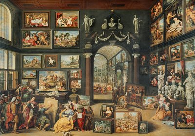 Studioet i Apelles av Willem van II Haecht