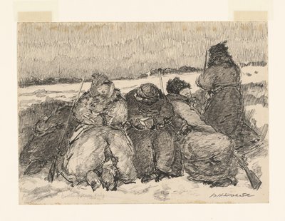 Fresh Merry War (original tittel på objekt) av Willem van Schaik (signed by artist)