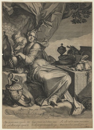 Allegory of the Vanity and Transitory Nature of Worldly Possessions, 1608 av Willem van Swanenburgh