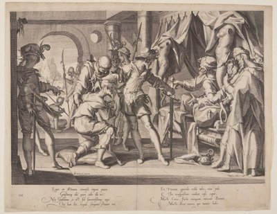Grev William tillater halshugging, plate 7 fra Thrones of Justice (Thronus Iustitiae) av Willem van Swanenburgh
