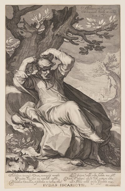 Judas Iskariot, fra Syndere i Det gamle og Det nye testamente av Willem van Swanenburgh