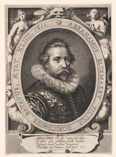 Portrett av Abraham Bloemaert av Willem van Swanenburgh