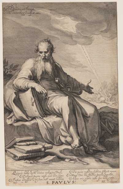St. Paulus, fra Syndere i Det gamle og Det nye testamente av Willem van Swanenburgh