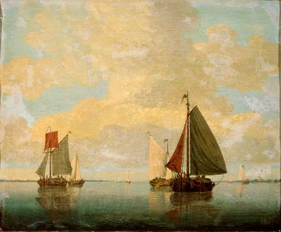 Seilbåter, 1600-tallet av Willem van de Velde the Younger